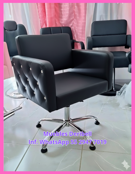 Sillón de corte capitonado